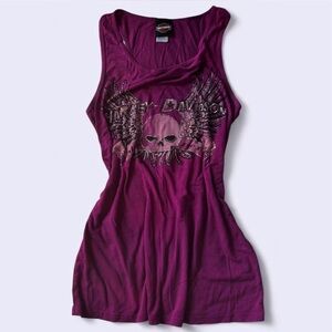 Avon Women's Pink Graphic Tank Top